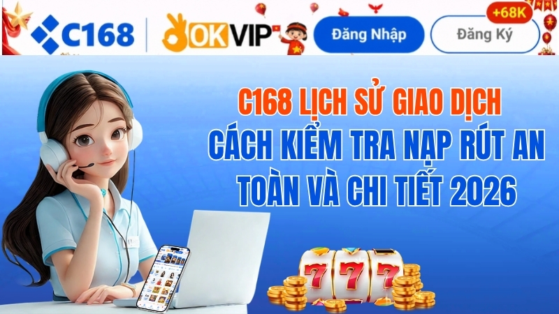 C168 Lịch Sử Giao Dịch – Cách Kiểm Tra Nạp Rút